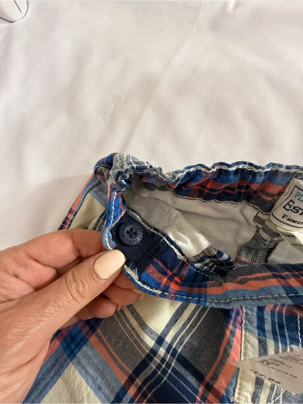 The Childrens Place lightweight plaid